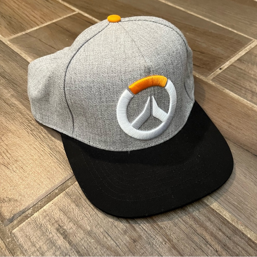 Overwatch Triangle Geo OSFM Hat Black/Grey/Yellow Hat